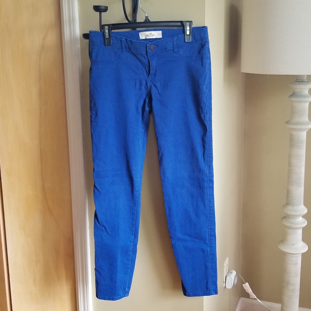 Hollister Bright Blue Skinny Jeans
